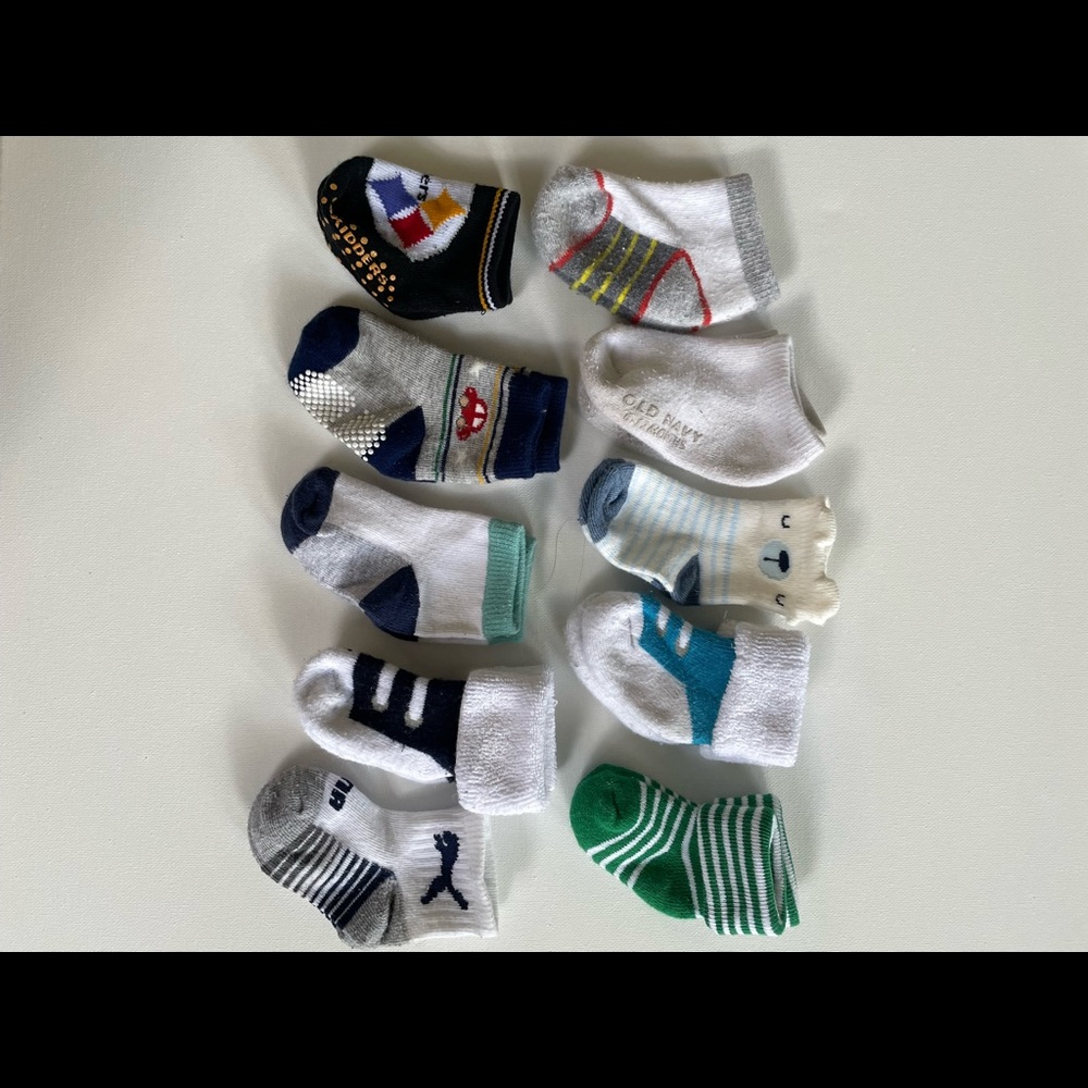 Lot of 10 pairs of baby socks